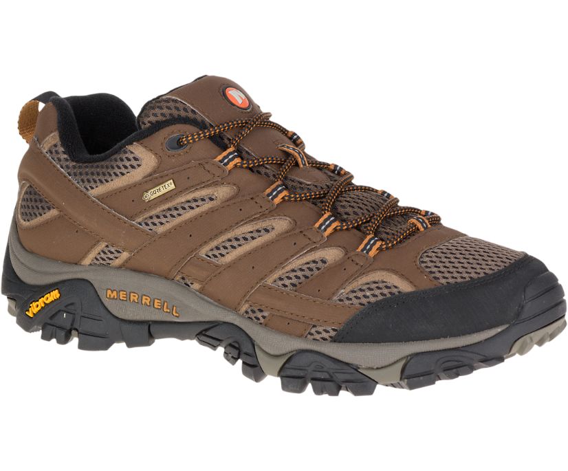 Buty Merrell Moab 2 GORE -TEX® Wide Width - Buty Trekkingowe Męskie Merrell - Khaki [PVRAD-2748]